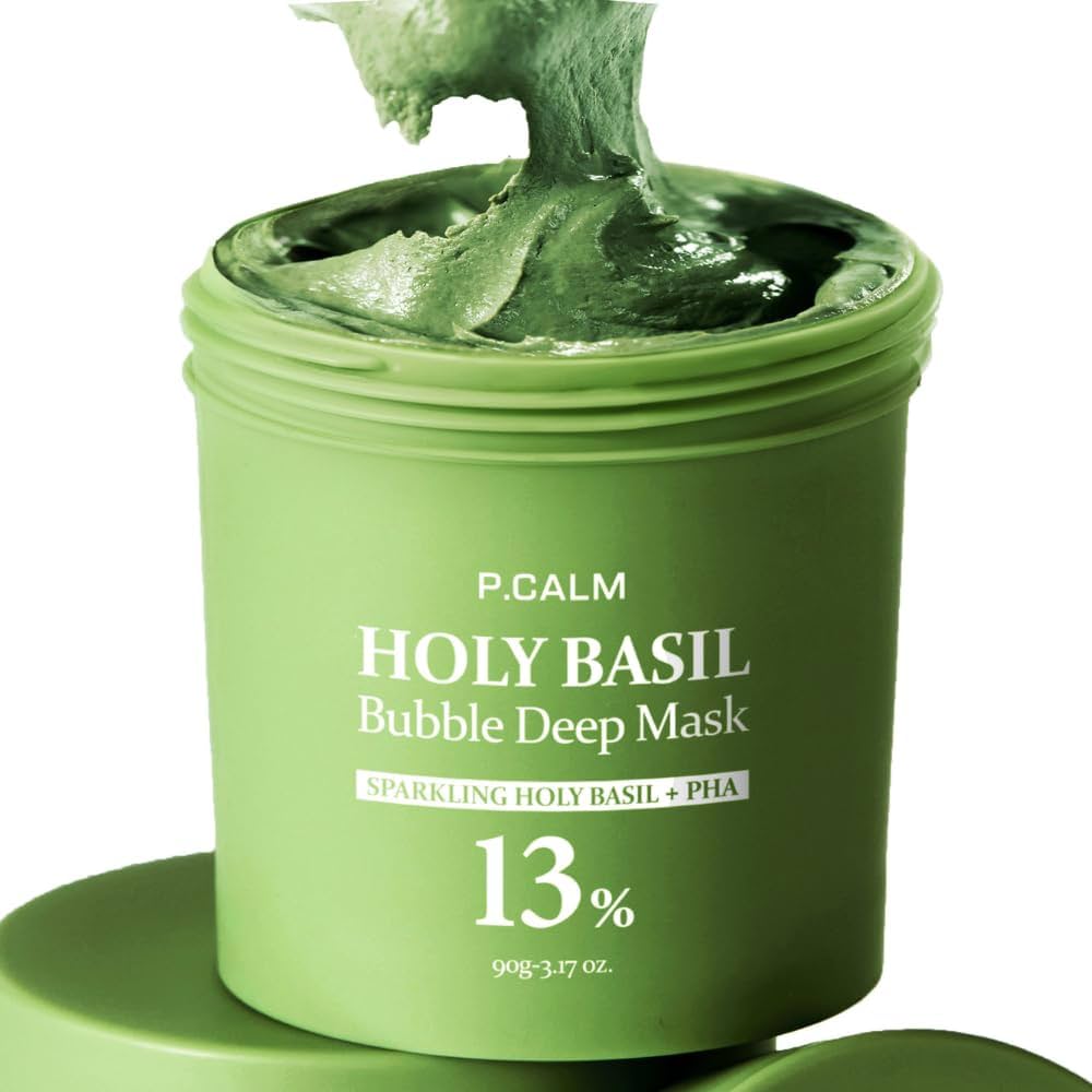 P.CALM Holy Basil 泡泡深層清潔面膜 90g - Beautitu.com