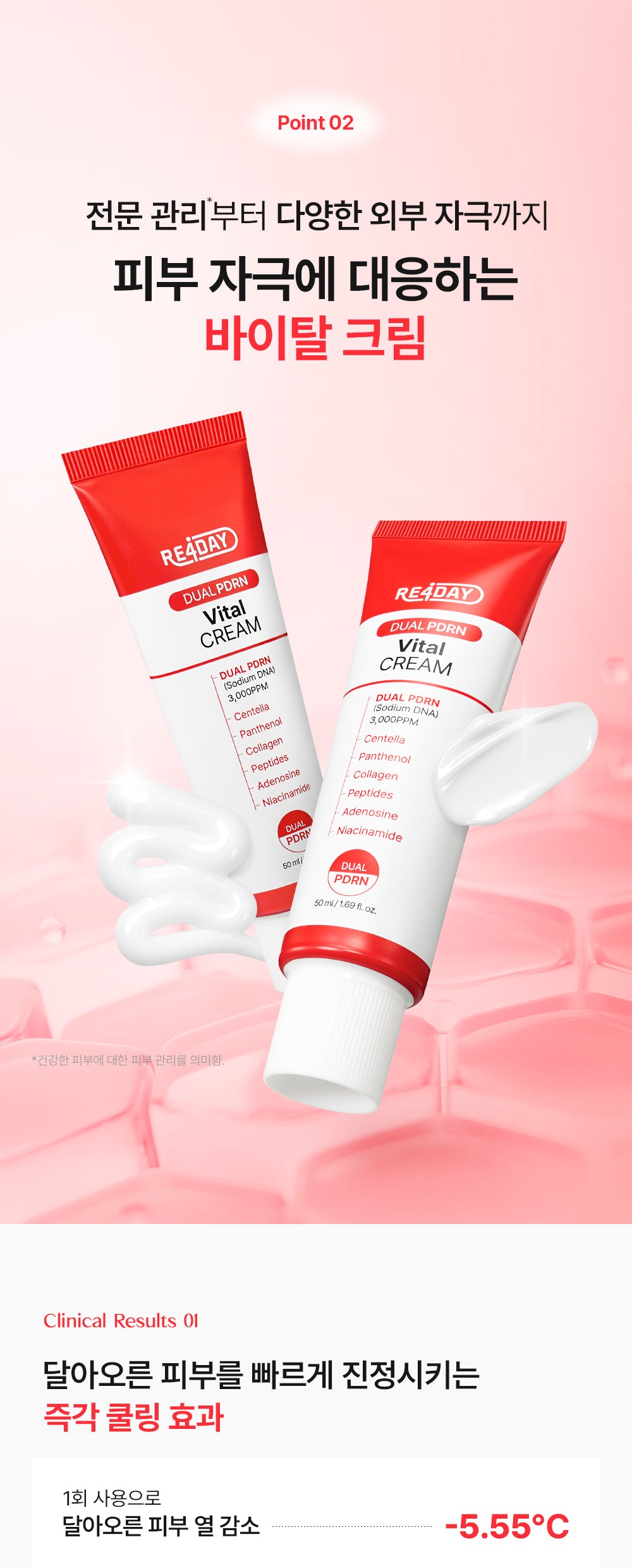 RE4DAY Dual PDRN Vital Cream 50ml