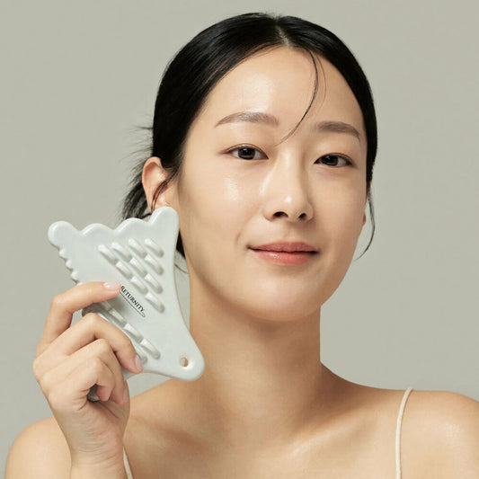 RETURNITY 手工陶瓷臉部刮痧板瘦臉器 9*12*2CM - Beautitu.com