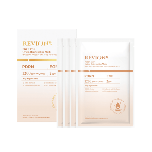 REVION PDRN EGF Origin 煥顏面膜（4片） - Beautitu.com