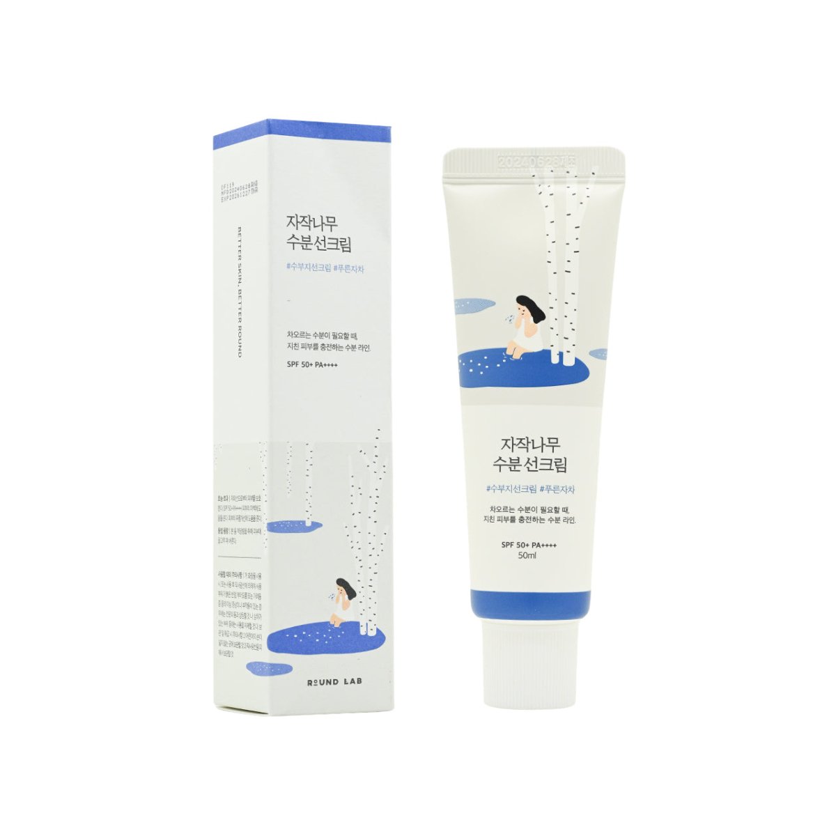 ROUND LAB SPF50+PA++++ 白樺樹保濕防曬霜 50ml - Beautitu.com