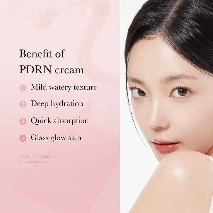 medicube PDRN Pink Hyaluronic Moisturizing Cream benefit