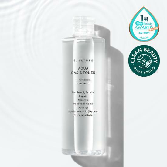 S.NATURE Aqua Oasis Toner 保濕爽膚水 300ml - Beautitu.com