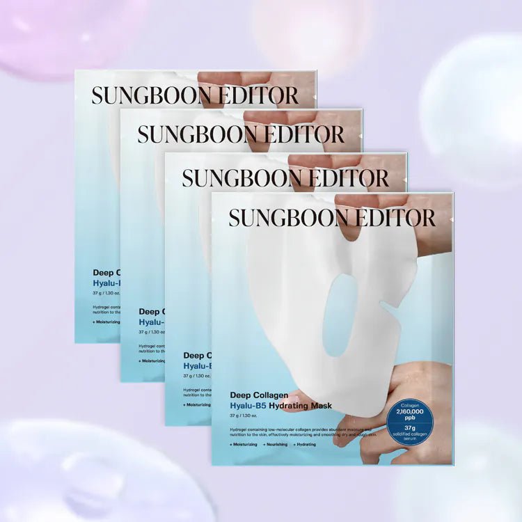 Sungboon Editor [長效補水保濕]深層膠原蛋白透明質酸B5保濕過夜面膜(4片裝).