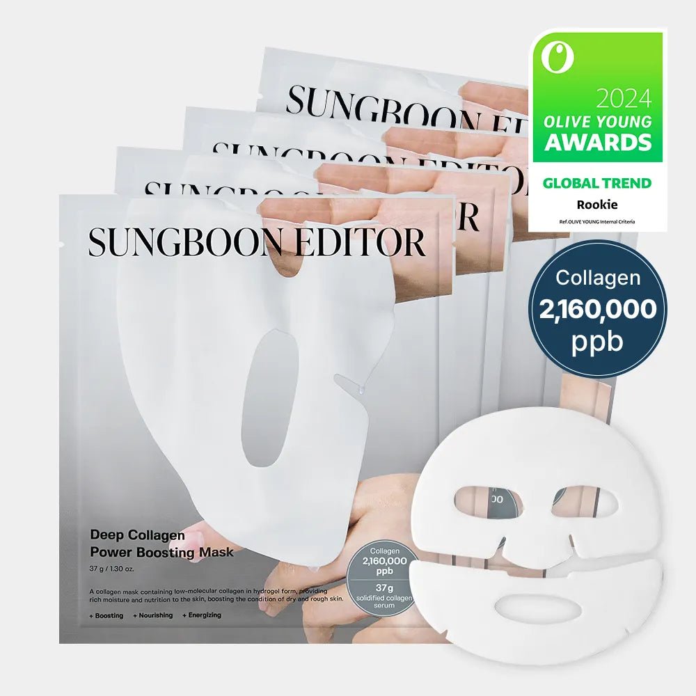 SUNGBOON EDITOR 深層膠原蛋白抗皺提拉面膜 (4片裝) - Beautitu.com