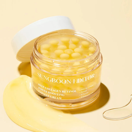 Sungboon Editor 深層膠原視黃醇膠囊微針面霜 50ml - Beautitu.com