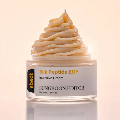 SUNGBOON EDITOR 專業級絲蛋白多胜肽EGF高濃縮密集拉提面霜 50ml - Beautitu.com