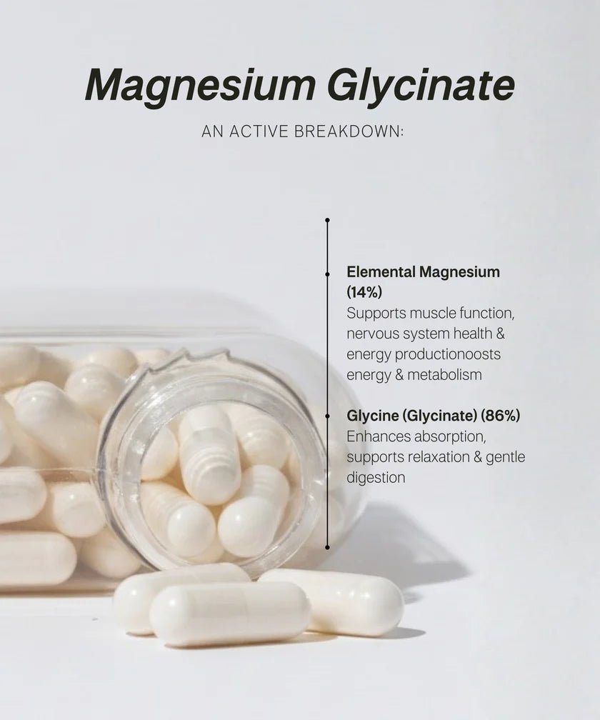TONIK 甘胺酸鎂膠囊睡睡丸120粒 提升深度睡眠 - Beautitu.com
