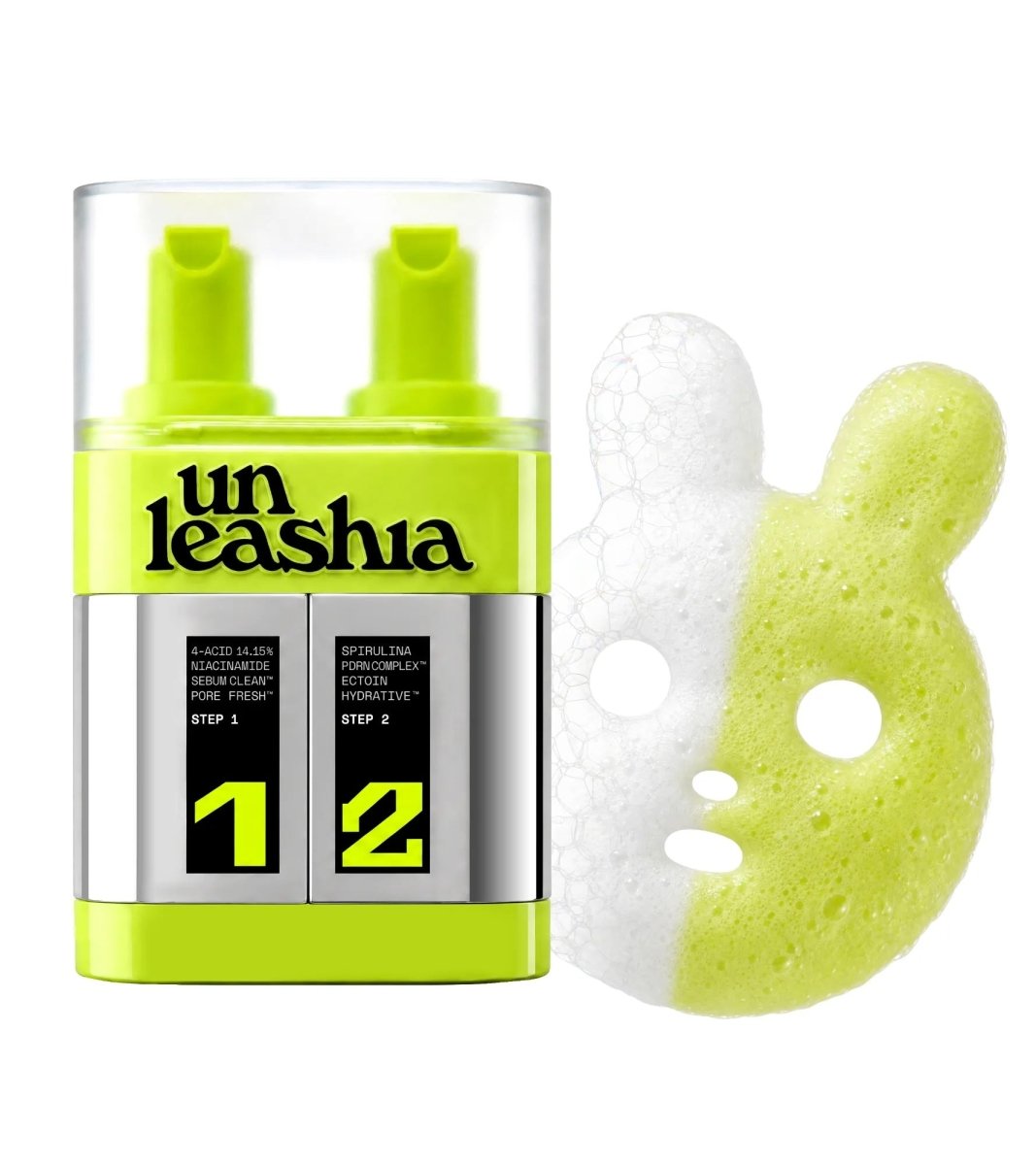 UNLEASHIA 兩步零毛孔睡眠泡泡面膜 80ml - Beautitu.com