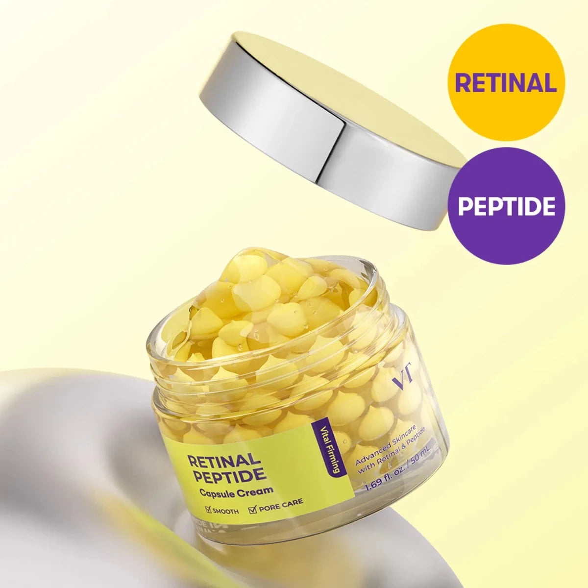 VT Cosmetics 視黃醛肽膠囊面霜 50ml - Beautitu.com