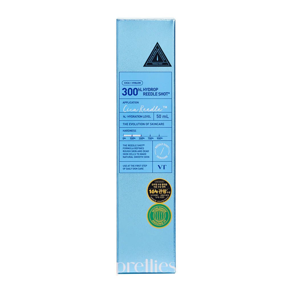 [品牌授權] VT Hydrop Reedle Shot 300hL 爆水保濕修復再生微針精華 50ml - Beautitu.com