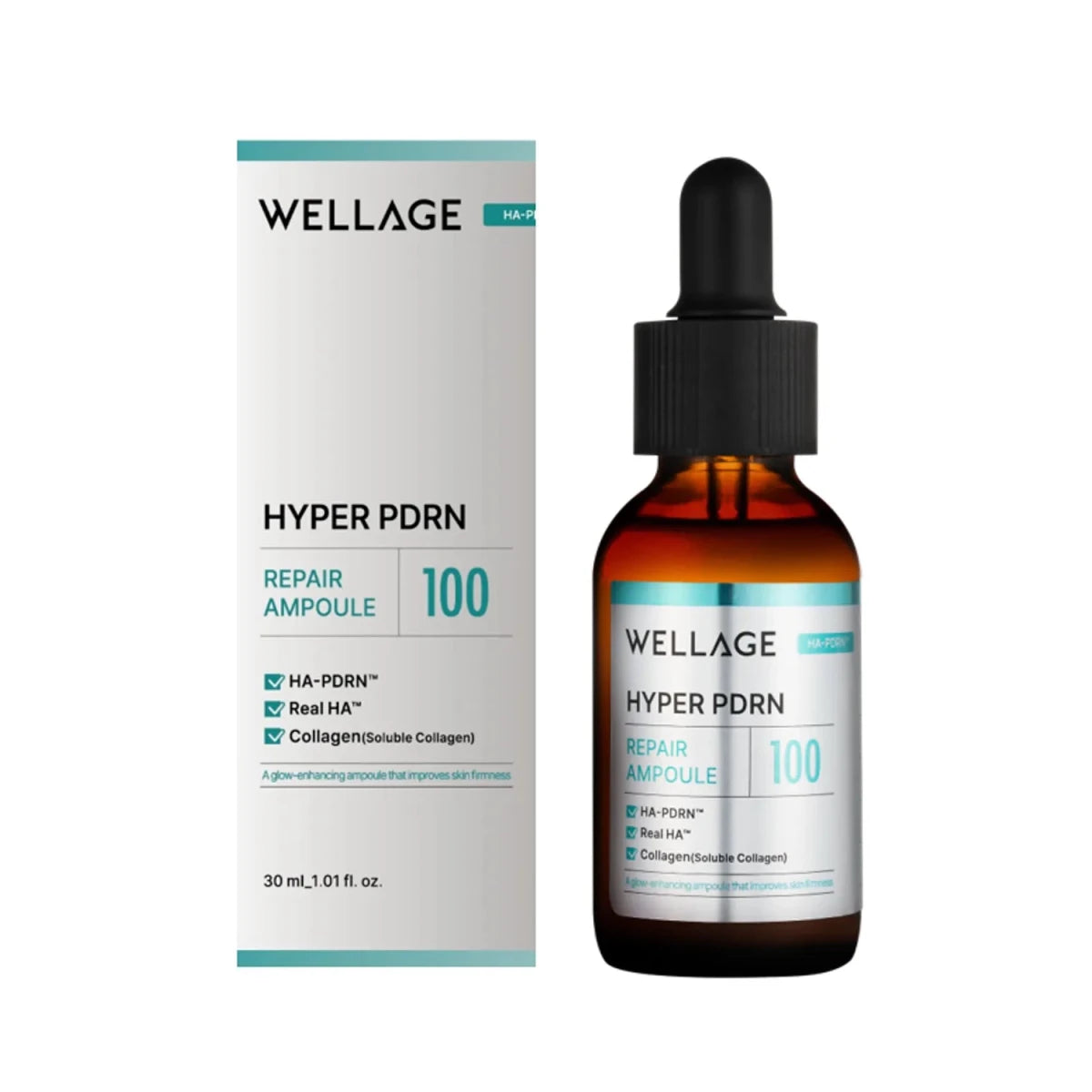 Wellage 唯拉珠 PDRN 修復安瓶精華 30ml - Beautitu.com